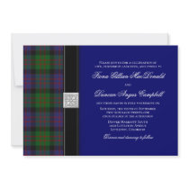 MacDonald Tartan Celtic Wedding Invitation