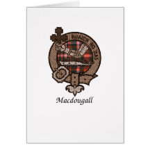 Macdougall Clan Crest Card