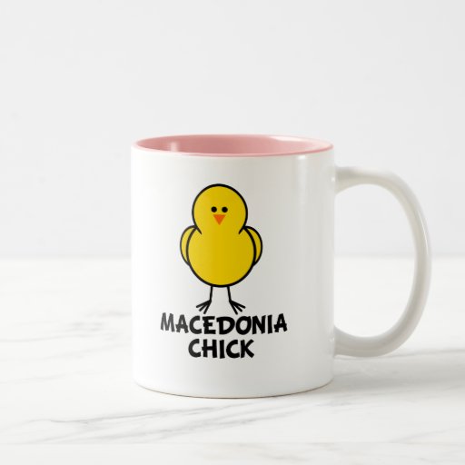 Macedonia Chick Coffee Mugs