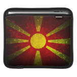 Macedonia Flag Firework Sleeve For iPads
