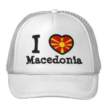 Macedonia Flag Hats