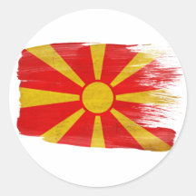 Macedonia Flag Sticker