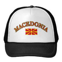 Macedonia football design hats