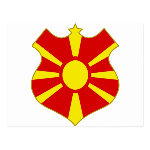 Macedonia-shield.png Post Card