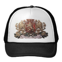 MACEDONIAN LION EMBLEM MESH HATS