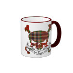 MacFarlane Tartan Skull Coffee Mug