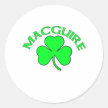 Macguire Round Stickers