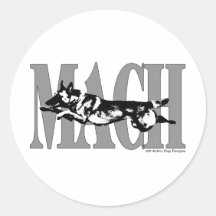 MACH Mal Round Stickers
