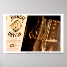 Mâche de grain et baies de genévrier distillées affiches