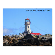 Machias Seal Island Lighthouse Postcard