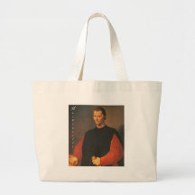 Machiavelli 3 quarters with Blackadder Tote Bags