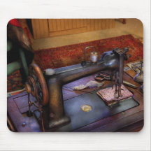 Machine à coudre - projet de couture tapis de souris