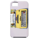 Machine à écrire jaune coque Case-Mate iPhone 5