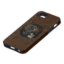 MACHINE d'ARGENT - ligne de bois dur Coques iPhone 5 Case-Mate