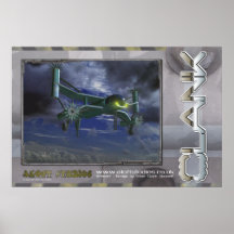 Machine de vol (grande) affiche
