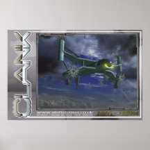 Machine de vol (petite) affiche