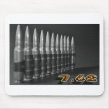 Machine gun bullets mousepads