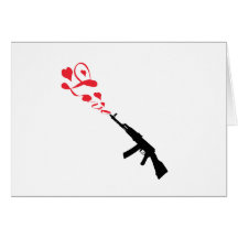 Machine Gun Love Card