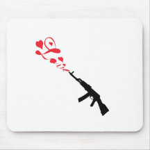 Machine Gun Love Mouse Pad