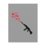 Machine Gun Love Post Card