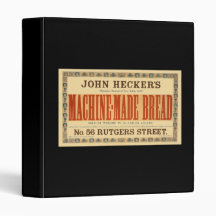 Machine Made Bread 3 Ring Binder