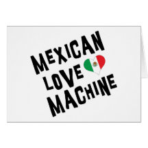Machine mexicaine d'amour carte de vœux
