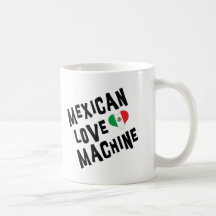 Machine mexicaine d'amour tasse à café