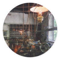 Machine Shop With Lantern Sticker