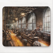 Machinist - A room full of Lathes Mouse Pad