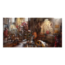 Machinist - A room full of memories Personalized Photo Card