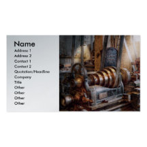 Machinist - Fire Department Lathe Business Card