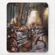 Machinist - Fire Department Lathe Mouse Pads