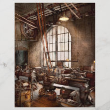 Machinist - I like big tools Custom Flyer