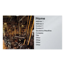 Machinist - Machine Shop Circa 1900's Business Cards