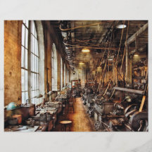 Machinist - Machine Shop Circa 1900's Custom Flyer
