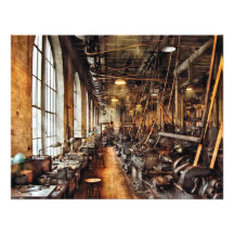 Machinist - Machine Shop Circa 1900's Announcements