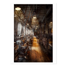 Machiniste - accueil à l'atelier cartes postales