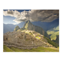 Machu Picchu, ancient ruins, UNESCO world 2 Post Cards