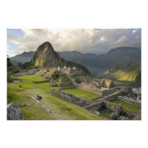 Machu Picchu, ancient ruins, UNESCO world Photographic Print