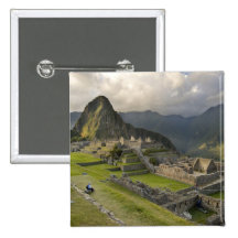 Machu Picchu, ancient ruins, UNESCO world Pin