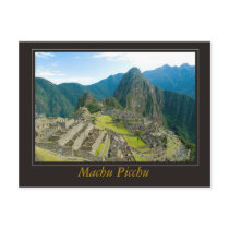Machu Picchu Tarjeta Postal