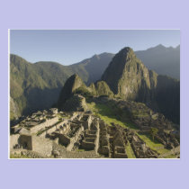 Machu Picchu, ruins of Inca city, Peru. postcards