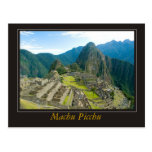Machu Picchu Tarjeta Postal