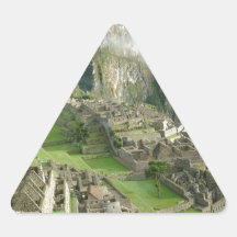 machu picchu triangle sticker