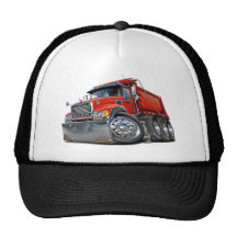 Mack Dump Truck Red Mesh Hat