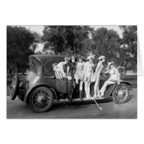 Mack Sennett Girls: 1920 Greeting Card