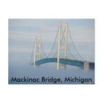 Mackinac Bridge, Michigan Postcards