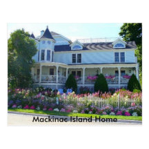 Mackinac Island Home Post Card