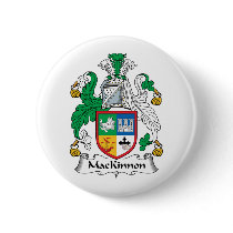 MacKinnon Family Crest Pinback Button