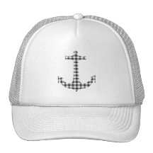 Macpherson Tartan Plaid Anchor Hat